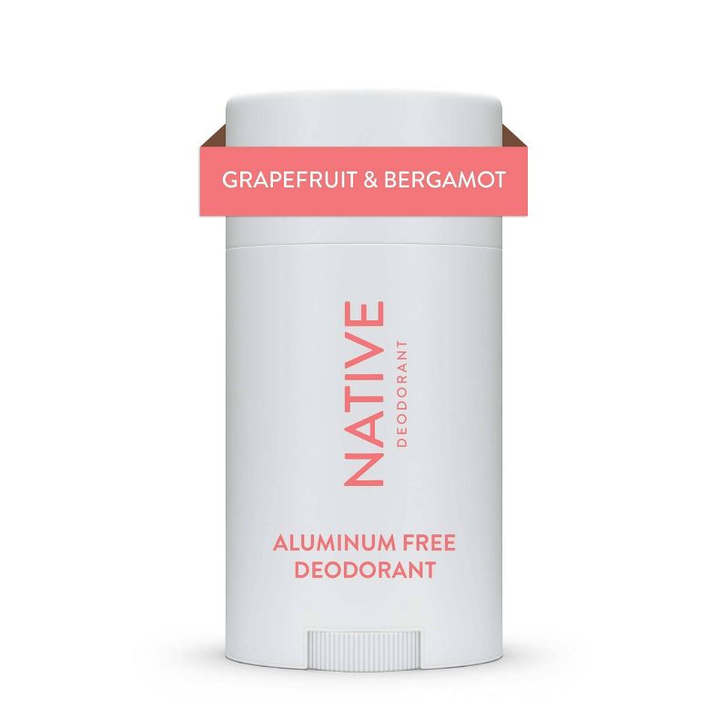 Native Deodorant - Grapefruit &#38; Bergamot - Aluminum Free - 2.65 oz, 1 of 13