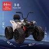 ATV for Kids - 24v 4WD Kids Electric ATV | Powerful 4x80w, 2x7AH Battery Long Playtime, Accelerator Handle, EVA Tires,Light, Bluetooth Music Player - 4 of 4