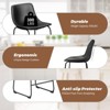 Gikpal Barstools, Counter Height Bar Stools with Back, Modern PU Leather Armless Chairs with Footrest and Metal Legs, for Kitchen Living Room Pub - 3 of 4