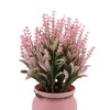 Unique Bargains Artificial Plants Tiered Festive Flower Cone Plastic 3.74"x3.74"x9.84" 1 Pc - 4 of 4