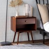 NicBex 20 Inch Wood Nighstand,End Table with 1 Drawer and Open Shelf for Bedroom,Living Room - 2 of 4