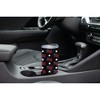 100 North 20 Ounce Stainless Steel On the Go Travel Tumbler With Push Top Lid, Stars and Stripes Black - 3 of 4
