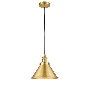 Briarcliff - 1 Light Cord Hung Mini Pendant In Traditional Style-8 Inches Tall and 10 Inches Wide - 1 of 1