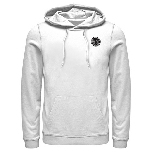 White hoodie no online pocket