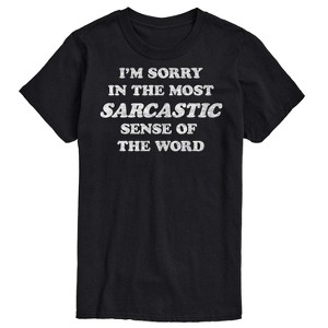 Men's - Instant Message - I'm Sorry Sarcastic Short Sleeve Graphic T-Shirt - 1 of 4