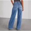 Mocamel Ladies Washed Hole Denim Trousers - 2 of 4