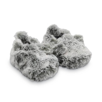 Image of Carter's Just One You® Baby Bear Construction Slippers - Gray 0-3M
