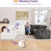 6-8 Seater Boneless Slow-Rebound Memory Foam Couch, Cloud Sectional Couches with Upgraded Fabric, Deep Seat Comfy Fluffy U Shaped Modular Sofa - 3 of 4