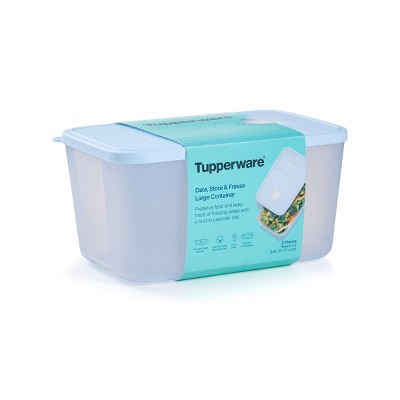 Tupperware Date Store & Freeze - 10.75C Freezer Container