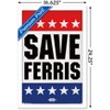 Trends International FERRIS BUELLER - SAVE Framed Wall Poster Prints - 3 of 4