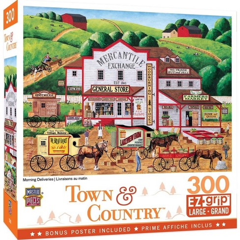 Masterpieces Inc Morning Deliveries Country Store 300 Piece Large Ez ...