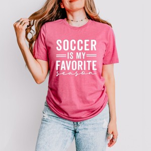 Simply Sage Market Soccer Is My Favorite Season Short Sleeve Tee - 1 of 4