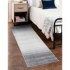 Lahome Abstract Ombre Plush Area Rug – Soft Gradient Accent with Non-Slip Backing - 3 of 4