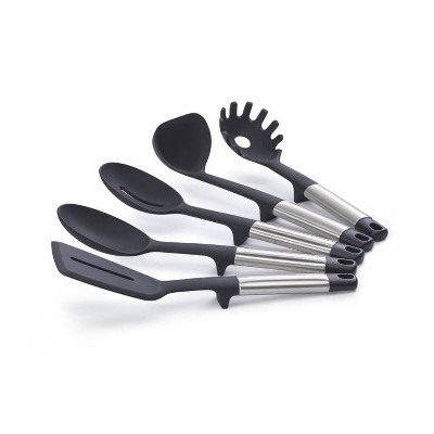 Joseph Joseph 5pc Elevate Silicone Carousel Utensil Set with Rotating Storage Stand: Kitchen Utensils, Dishwasher-Safe — фото 3