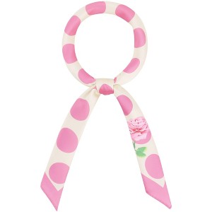 INSPIRE CHIC Women's Polka Dot Square Neckerchief Headband 27.56*27.56 inches(L*W) - 1 of 4