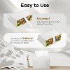 LunaLulinlk Tissue Box Cover Holder Compatible with Disposable Paper Hand Towels, Leather Paper Towel Dispenser - 3 of 4
