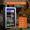 Ca'Lefort Beverage Refrigerator Cooler,95-121 Can Freestanding Beverage Fridge,with Glass Door for Home/Bar/Office - 4 of 4