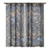 Viviana Gonzalez Texturally Abstract Single Panel Sheer Window Curtain - Deny Designs - image 3 of 4