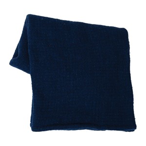C&F Home Crochet 50" x 60" Fringe Throw Blanket Navy - 1 of 2