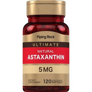 Piping Rock Astaxanthin 5mg | 120 Softgels - 1 of 4