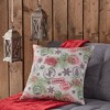 18"x18" Workshop Holiday Square Throw Pillow - Kensington Garden: Seasonal Indoor Decor, Festive Design - 2 of 3