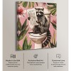 Art Remedy Raccoon Tropical Bathroom Tropical Bathroom Wall Art Unframed - 3 of 4