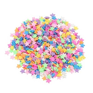 Unique Bargains Polymer Clay Bright Colors Embellishments Fake Sprinkles 50 Gram - 1 of 4