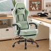SEVOBAL Office Chair Desk Chair Computer Chair Office Chairs with Lumbar Support Swivel Rolling Easy Assembly Home Gift, Green, 25.2"*25.4"*48.4" - 2 of 4
