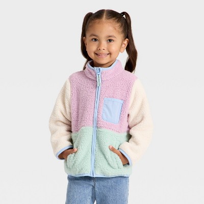 Toddler Girls' Full Zip Fleece Jacket - Cat & Jack™