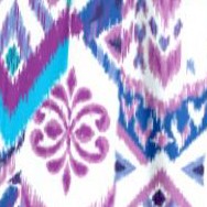 white multi batik