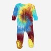 Leveret Matching Family Pajamas – Tie Dye Swirl Print – 100% Cotton – Customizable for Personalization - 2 of 4