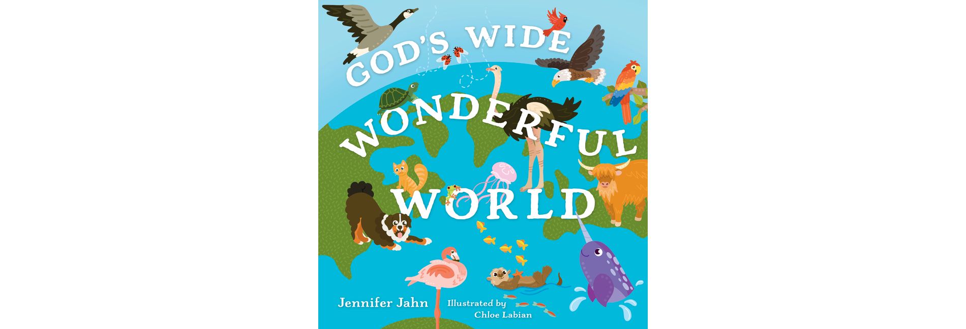 God's Wide, Wonderful World - by  Jennifer Jahn (Board Book)