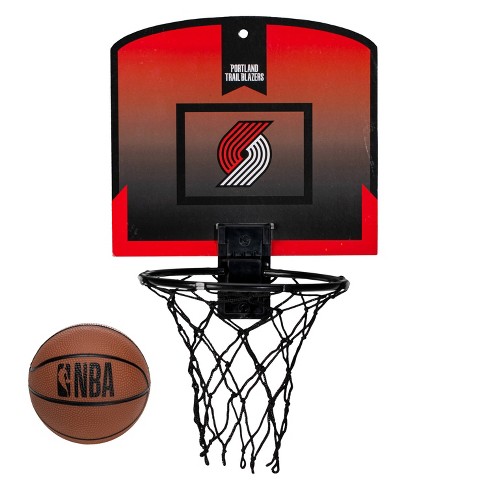 NBA Portland Trail Blazers Over The Door Mini Basketball Hoop