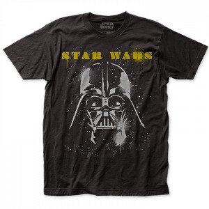 Mens Star Wars Darth Vader Spray Paint T-Shirt - 1 of 2
