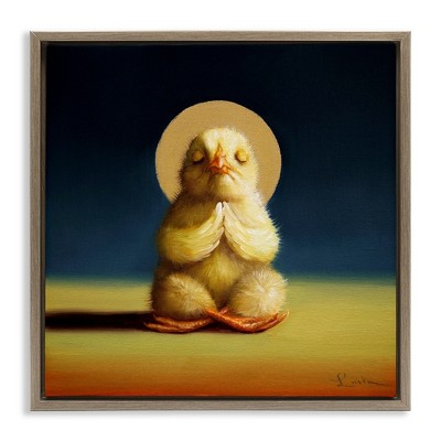 Stupell Industries Meditating Yoga Chick, 25" x 25"
