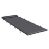 vidaXL Sun Lounger Cushion - Anthracite Oxford Fabric, 70.9"x23.6"x1.2" Comfortable and Soft, Wide Application, Water-Resistant, Anti-Slip Design - 4 of 4