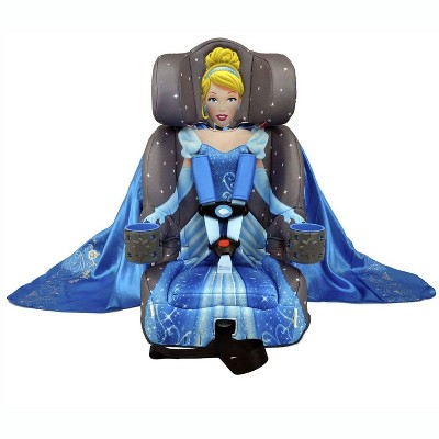 KidsEmbrace Disney Cinderella Platinum Safety Vehicle Combination 5 Point Harness High Back Booster Car Seat for Ages 12 Months to 10 Years Old