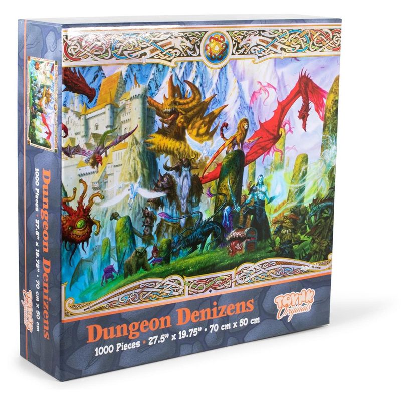 Toynk Dungeon Denizens Mythical Monster Puzzle | 1000 Piece Jigsaw Puzzle, 2 of 8