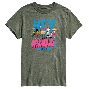 Men's - Hey Arnold! - Arnold Spray Paint 96 Short Sleeve Graphic T-Shirt - 1 of 4