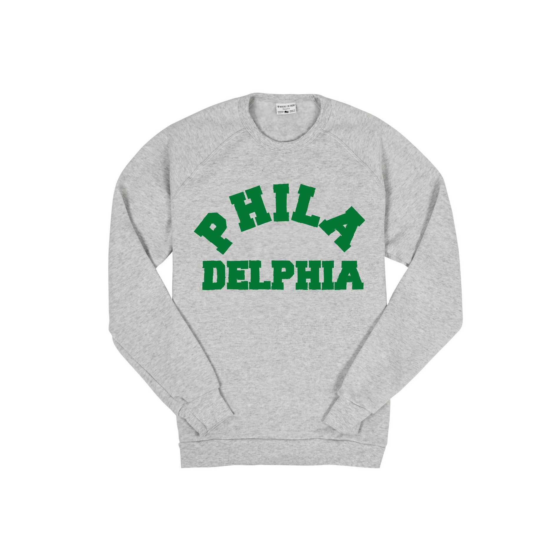 Where I'm From Philadelphia Crew Neck Sweatshirt - S