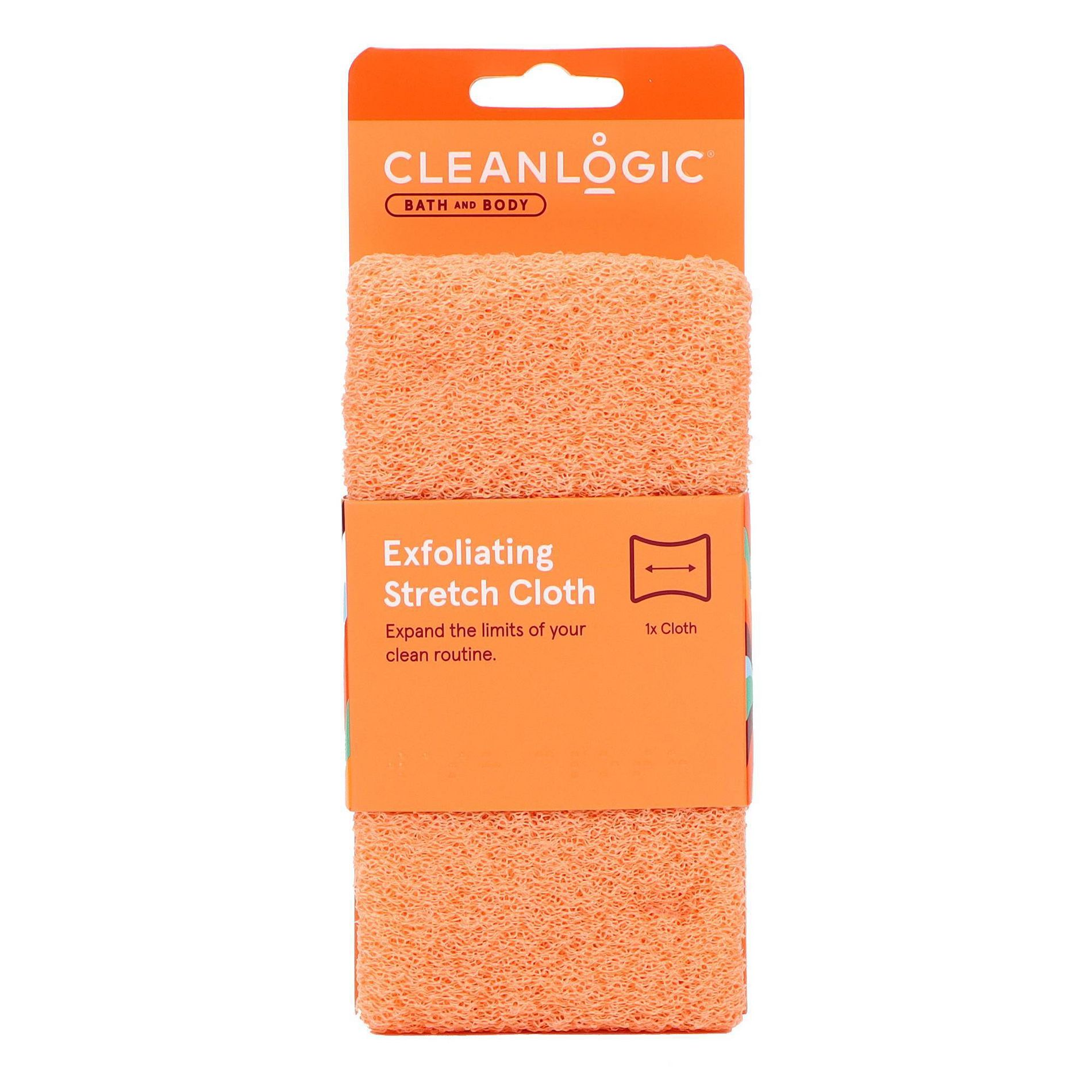 Cleanlogic Bath & Body Exfoliating Stretch Cloth