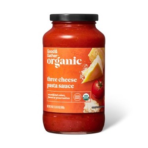 Organic Three Cheese Pasta Sauce 24oz - Good & Gather™ - 1 of 3