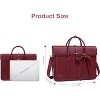 Hachkiko 16 Inch Waterproof PU Leather Laptop Bag - Convertible Backpack & Briefcase with Padding for Work, Travel - 3 of 4