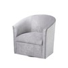 Polyester Microfiber Swivel Chair with Dacron-Wrapped Seat, Foam Cushion, and 360-Degree Swivel - 4 of 4