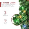 Best Choice Products 9ft Pre-Lit Christmas Garland, Battery Powered Decoration w/ 100 Lights, 180 Tips, Pine Cones - image 3 of 4