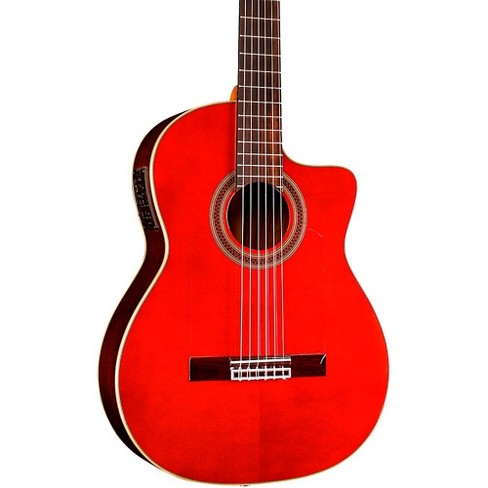 Cordoba Gk Studio Negra Flamenco Acoustic-electric Guitar Wine Red : Target