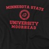 Men's Minnesota State University Moorhead Official Circle Logo Adult T-Shirt - 2 of 4