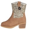 bebe Toddler Girl's Fashion Glitter Western Cowgirl Boots with Chunky Glitter and bebe Charm - 3 of 4