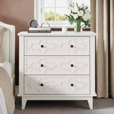 Hommoo 3-Drawer Nightstand