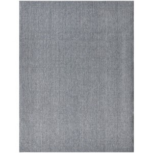 Nourison Tulum Basketweave Solid Indoor/Outdoor Flatweave Area Rug - 1 of 4